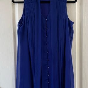 Short Royal blue cocktail dress